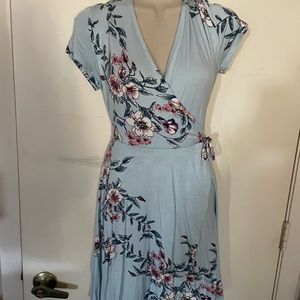 Cotton wrap dress